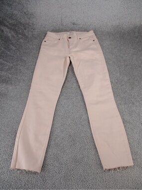 Light Pink Women's Straight Leg Jeans- Verdugo Crop